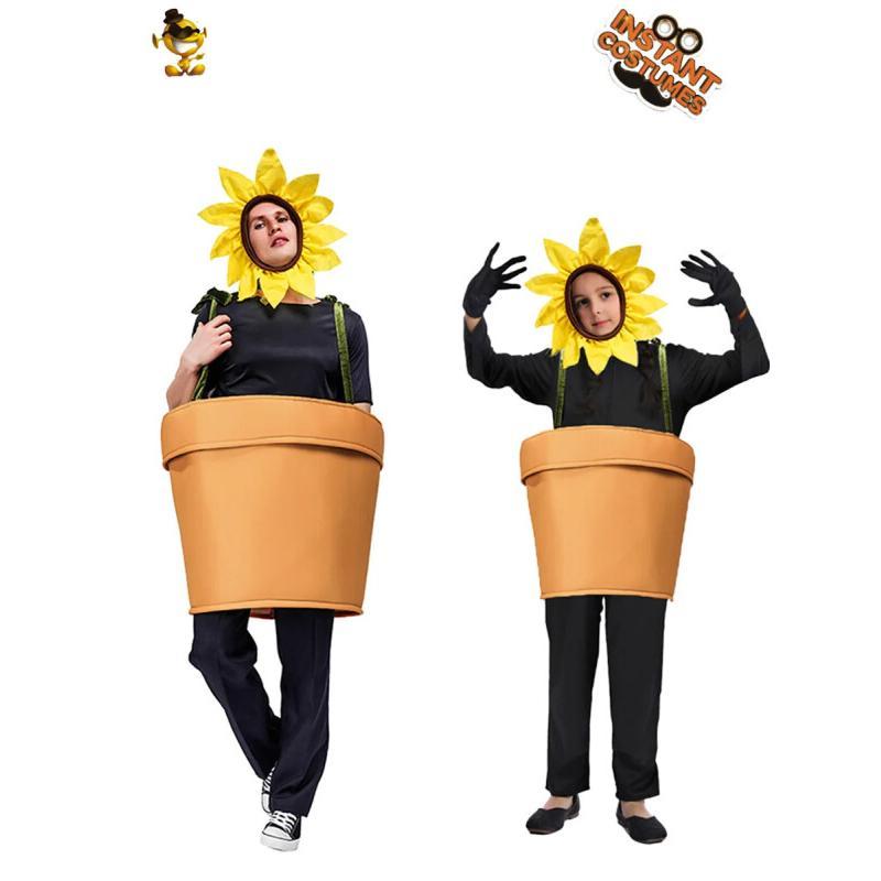 Plant Pot - Kostum Pot Bunga Halloween untuk Dewasa,
