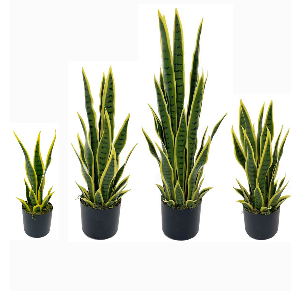 Snake Plant - Tanaman Sansevieria Buatan 40-100cm dengan Pot