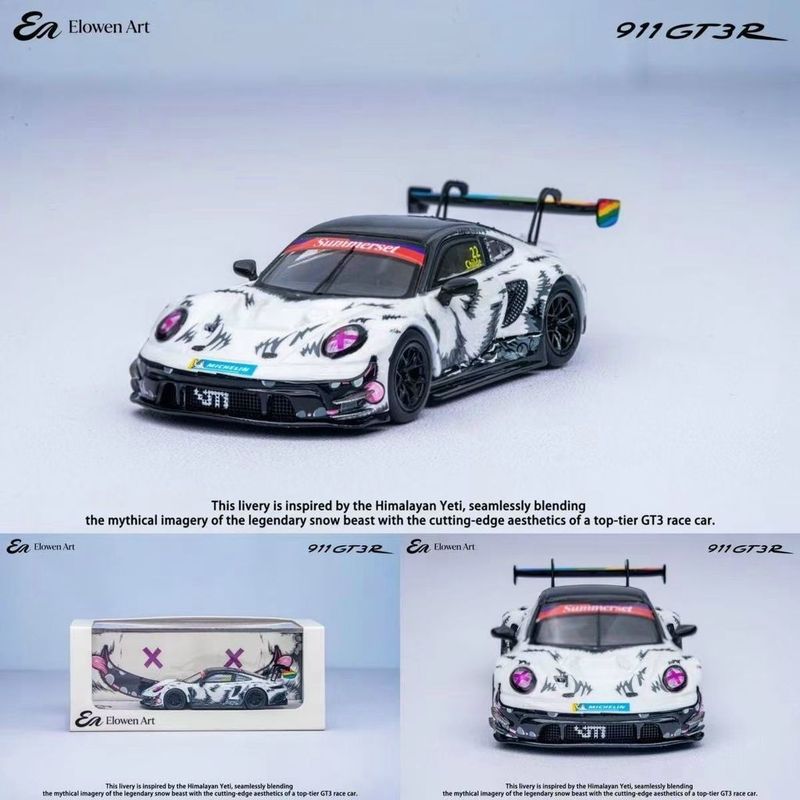 Monstera - Elowen Art 1/64 Porsche 911 GT3R,