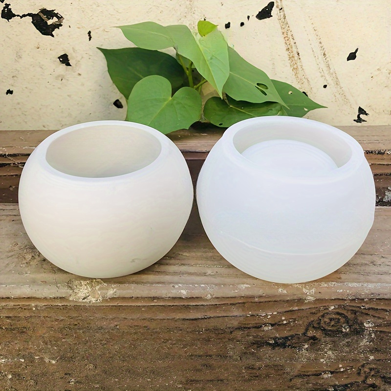 Succulent Set - Cetakan Silikon Pot Bunga Kotak Penyimpanan