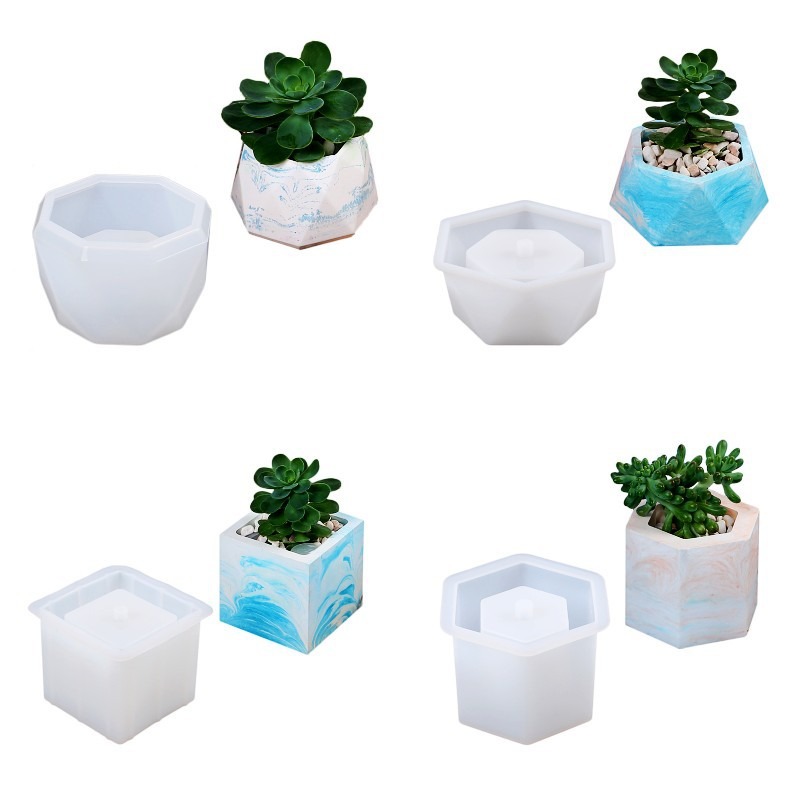 Pot bunga silikon sukulen ceta - Succulent Set ulasan dan harga