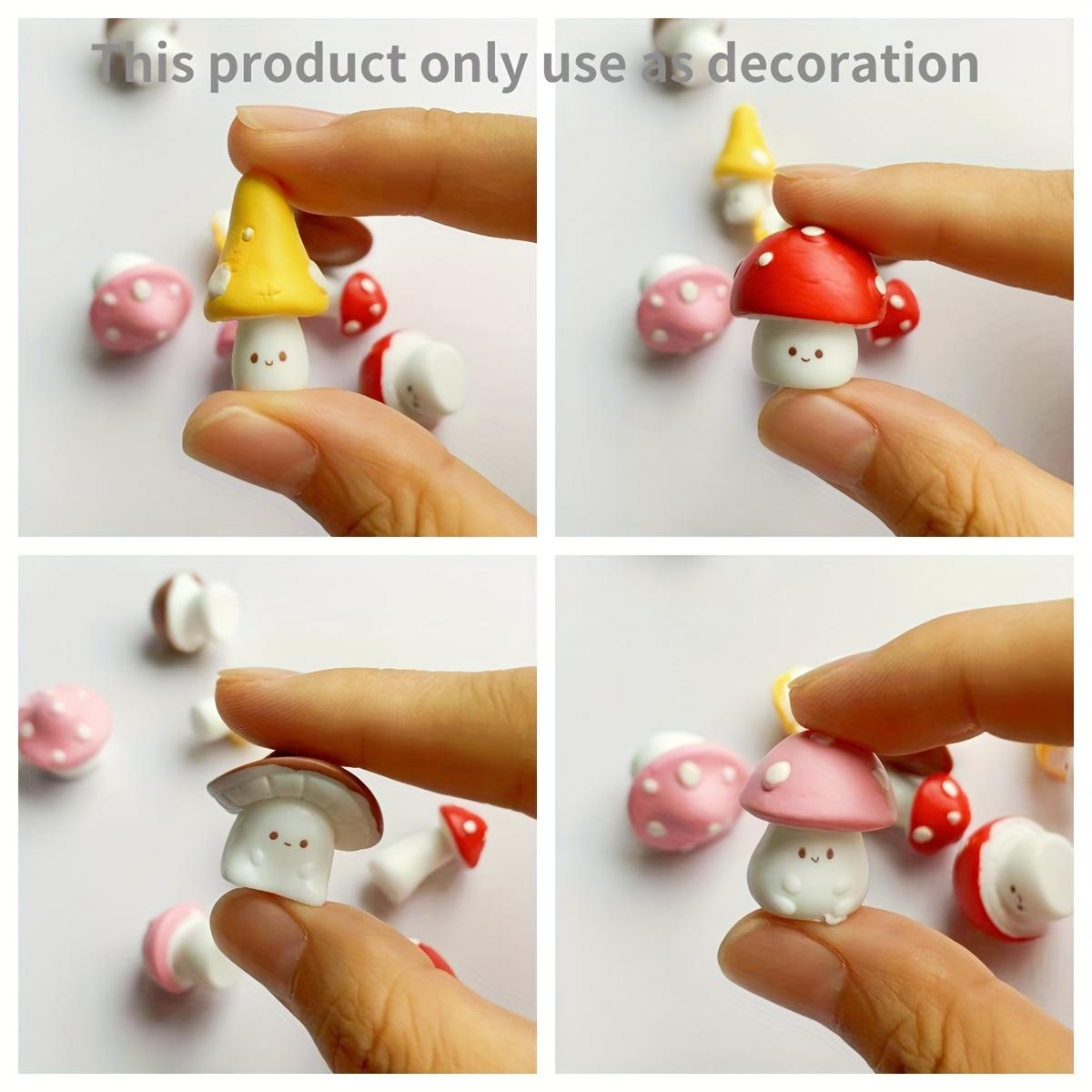 8 Buah Patung Jamur Emoji Mini - Succulent Set ulasan dan harga